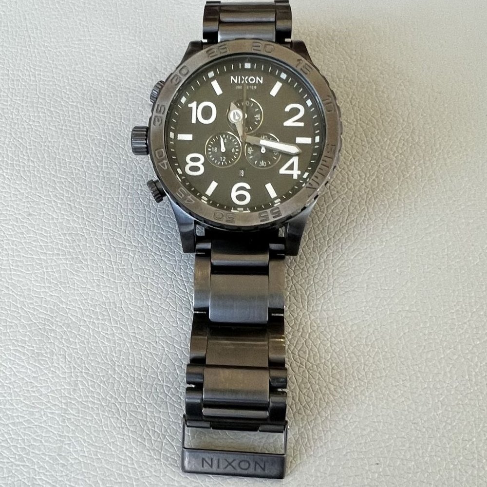 Nixon 51-30 Chrono "Simplify" Gunmetal Stainless Steel